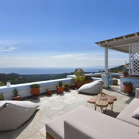 ヴィラ Tinos Grand 6br 15ppl Infinite Views *