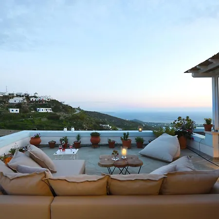 Tinos Grand 6br 15ppl Infinite Views ヴィラ